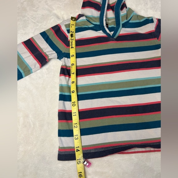 Tea Collection Multicolor Striped Lightweight Hoodie - Picture 4 of 4